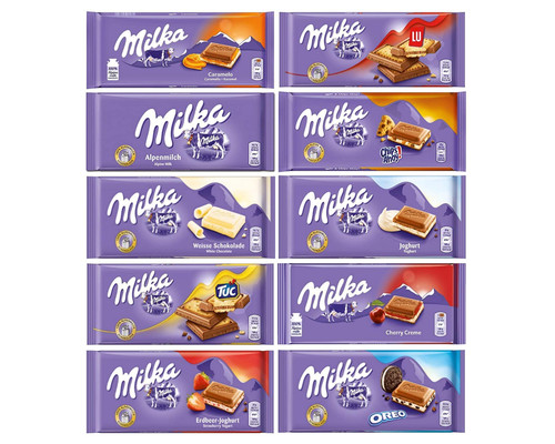 Milka chocolate assortment - chocolate,